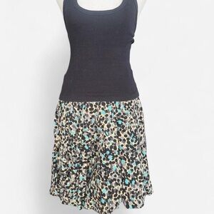 Plenty by Tracy Reese Anthropologie Black and Blue Bubble Skirt